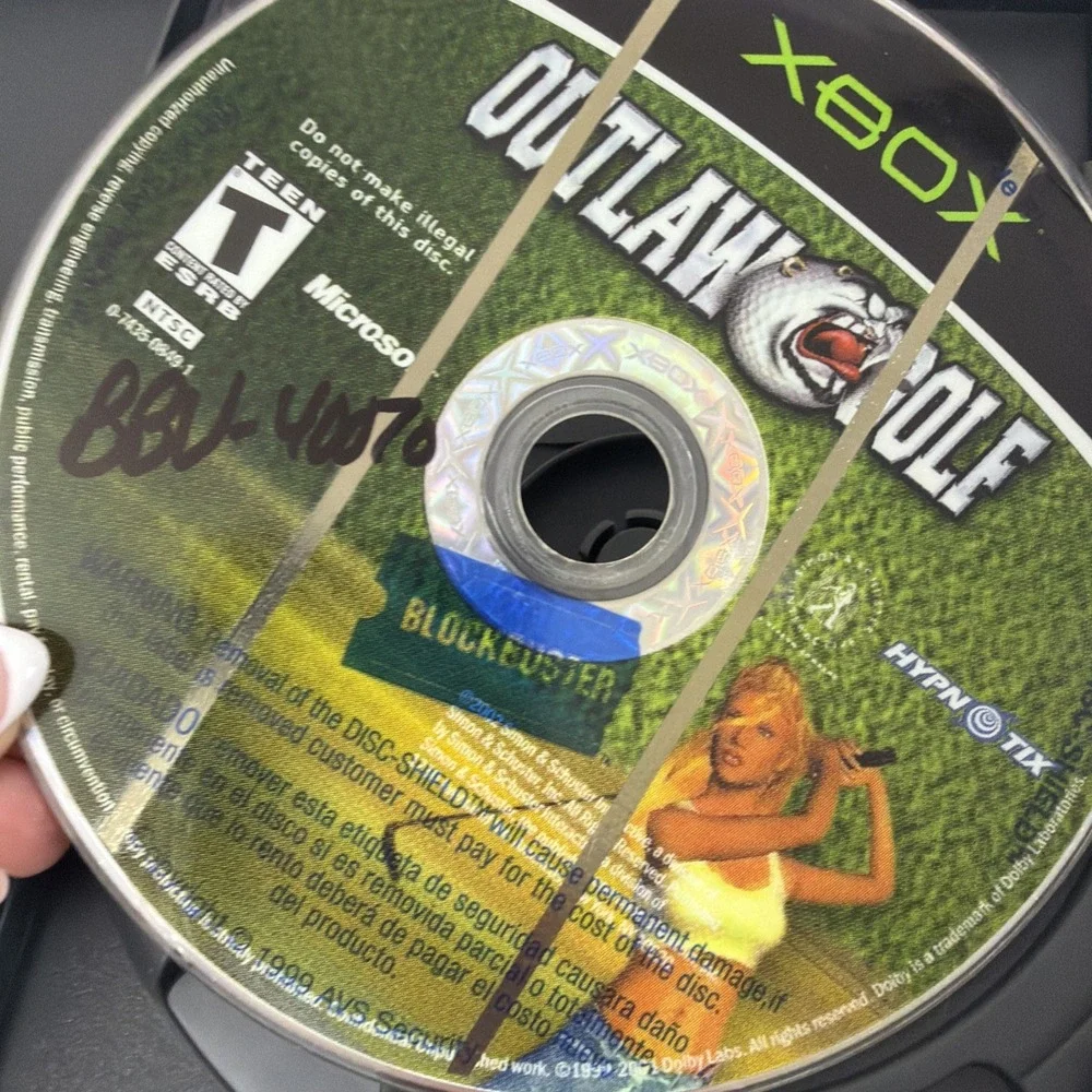 Outlaw Golf Original Xbox Game Complete CIB Untested Hypnotix